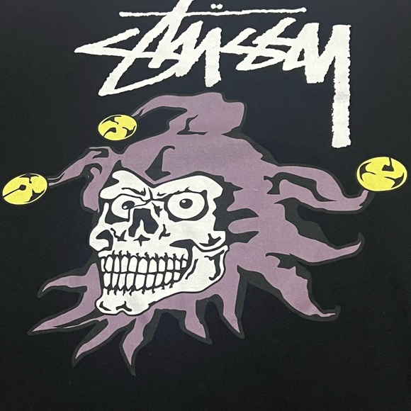 Stussy Joker Skull black shirt - Picture 1 of 4